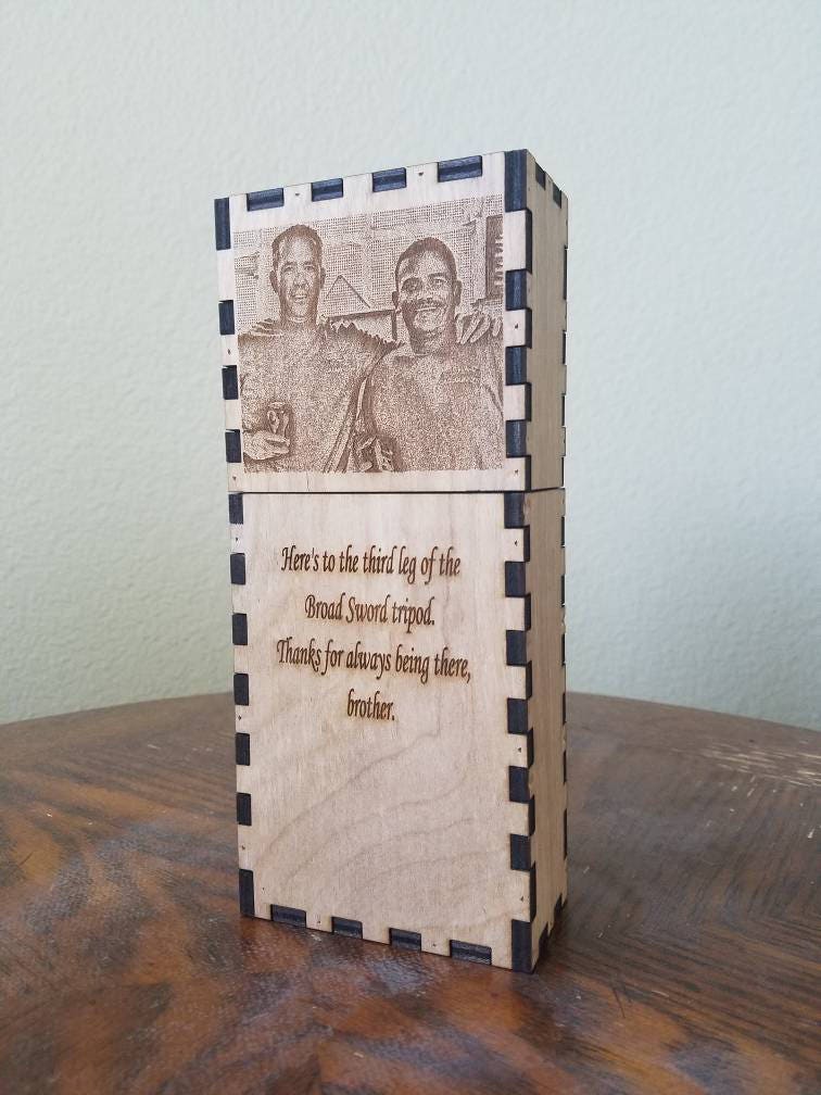 Wood Travel Cigar Humidor Case